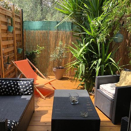 Agreable T2 Traversant Rdc Avec Terrasse + Balcon+ Parking 2 Places Montpellier Bagian luar foto