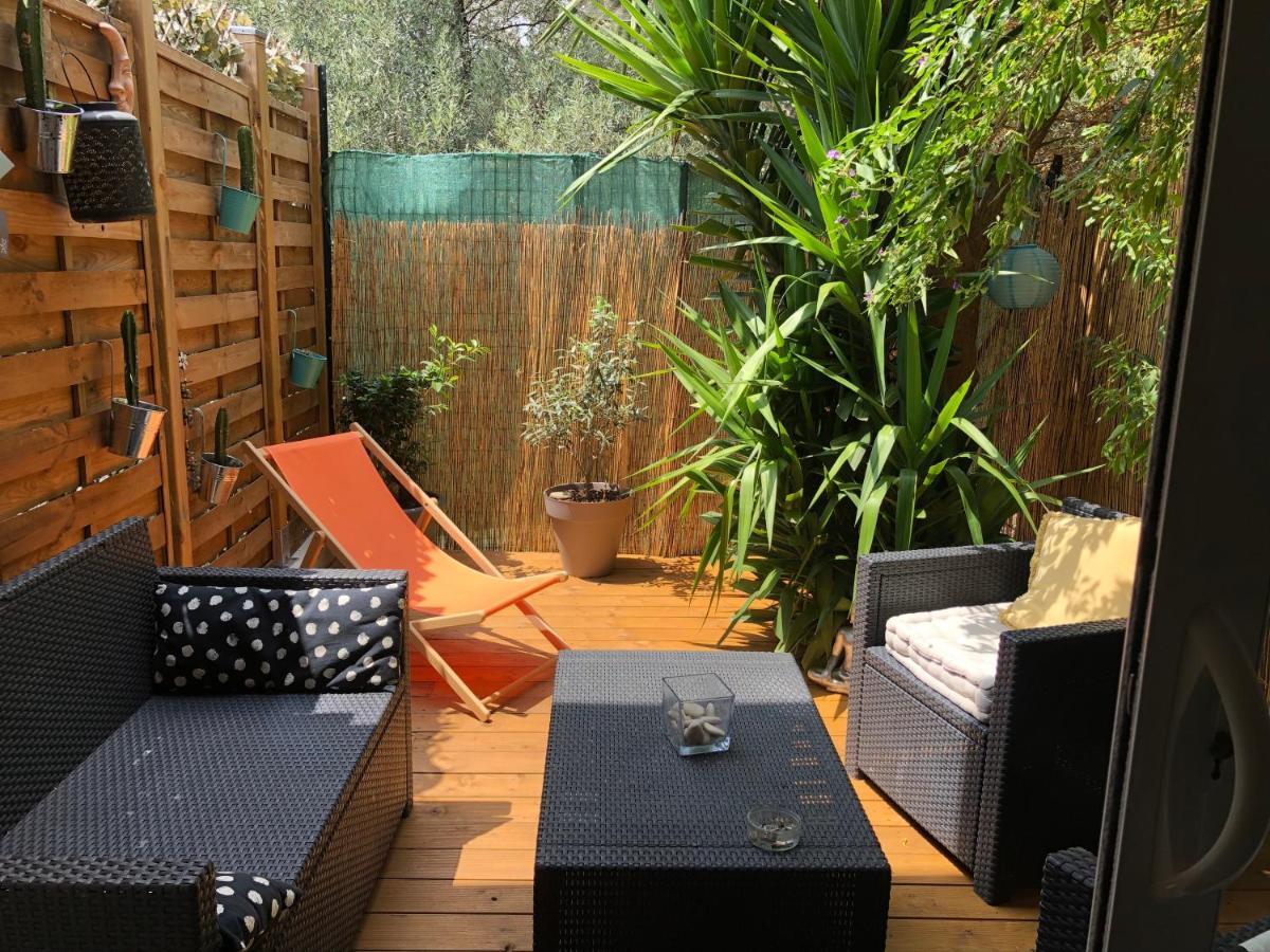 Agreable T2 Traversant Rdc Avec Terrasse + Balcon+ Parking 2 Places Montpellier Bagian luar foto