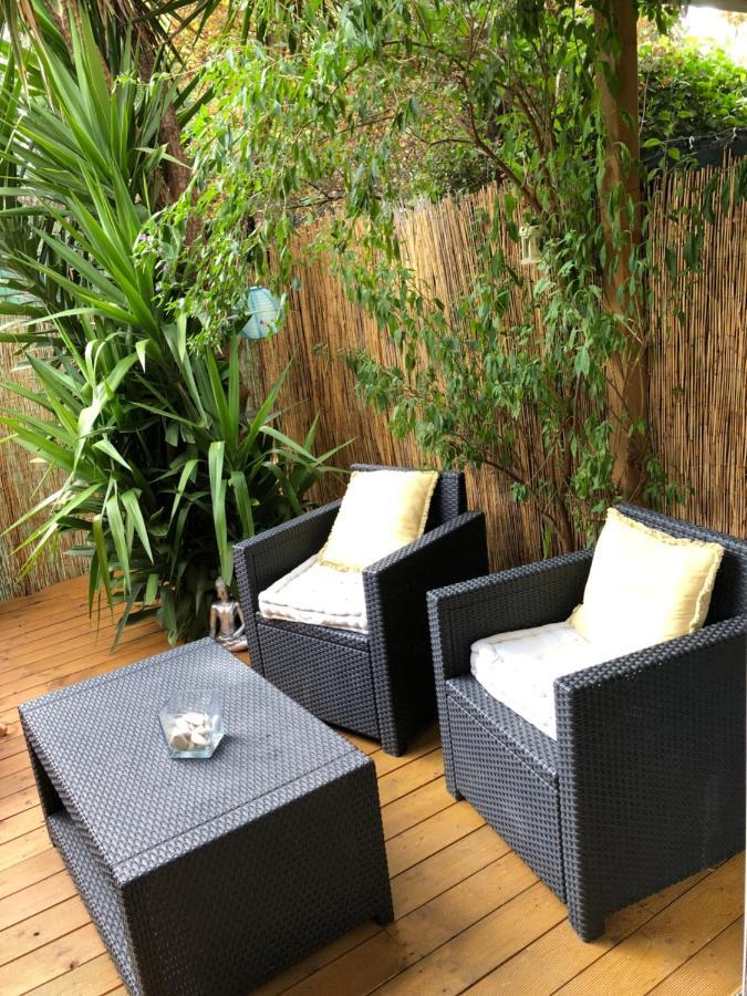 Agreable T2 Traversant Rdc Avec Terrasse + Balcon+ Parking 2 Places Montpellier Bagian luar foto