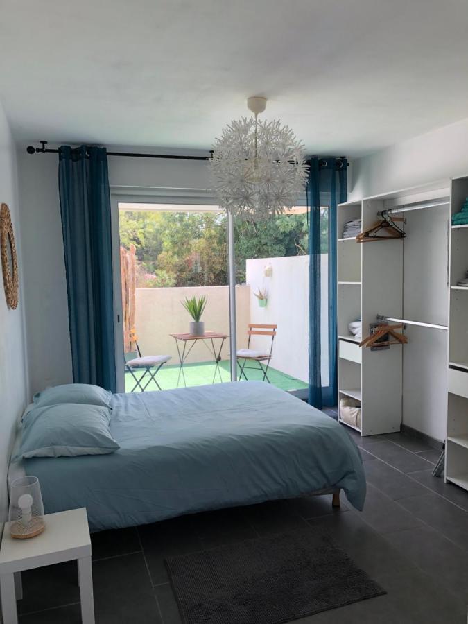 Agreable T2 Traversant Rdc Avec Terrasse + Balcon+ Parking 2 Places Montpellier Bagian luar foto